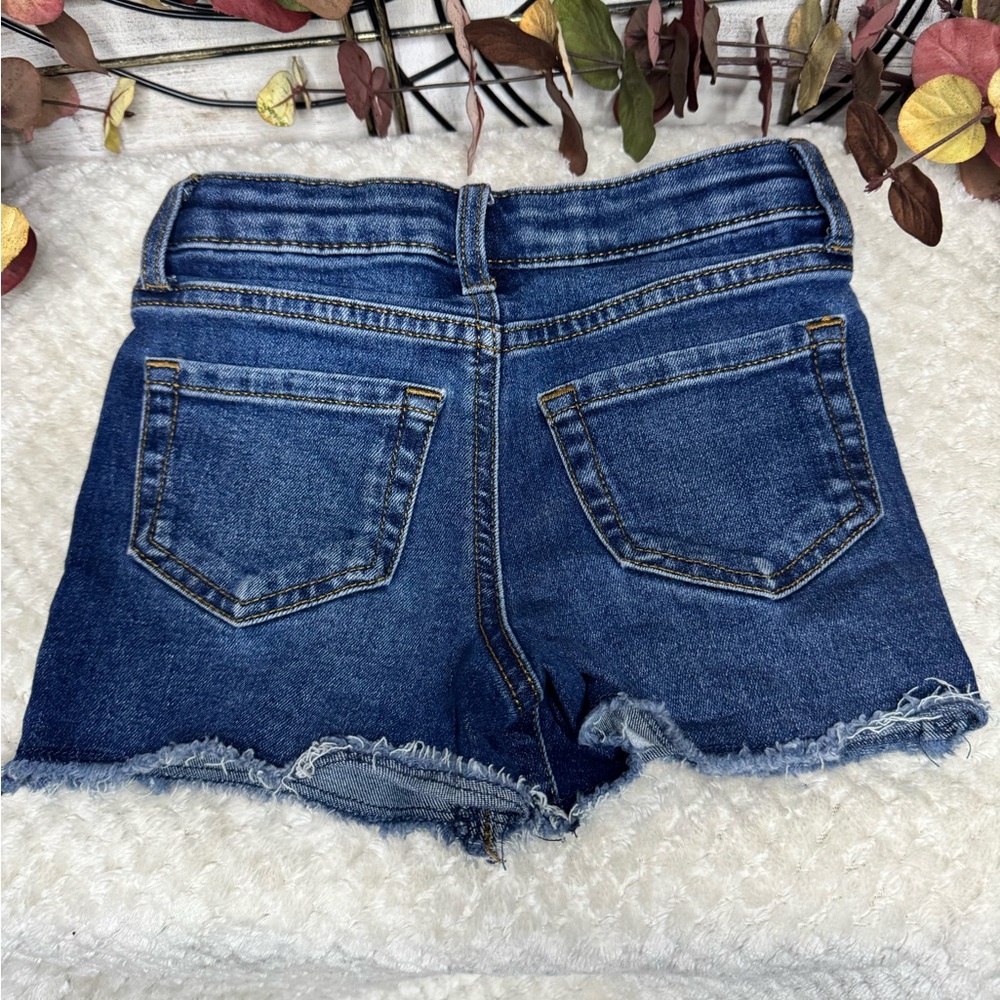 JUMPING BEANS | Flower Embroidered Denim Shorts - Picture 9 of 9